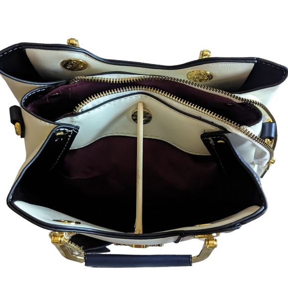 Blue, Beige & Tan Handbag - Picture 6 of 8